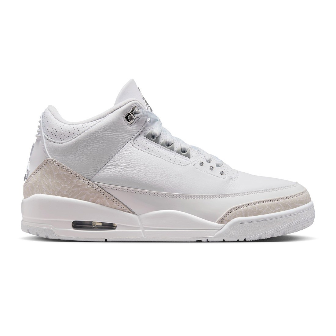 Air Jordan 3 Retro Men (white / metallic silver-white)