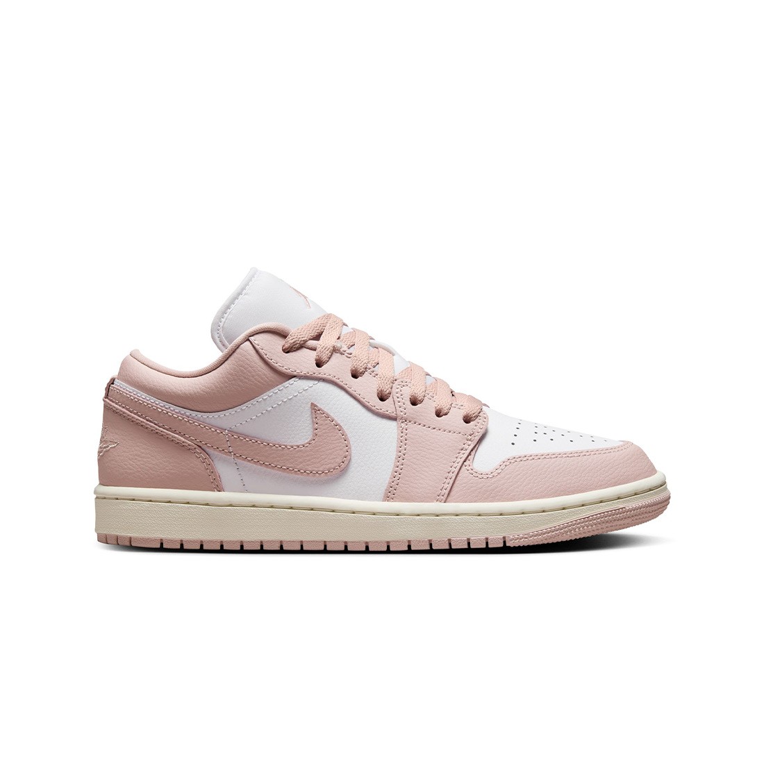 jordan women air jordan 1 low white pink oxford sail