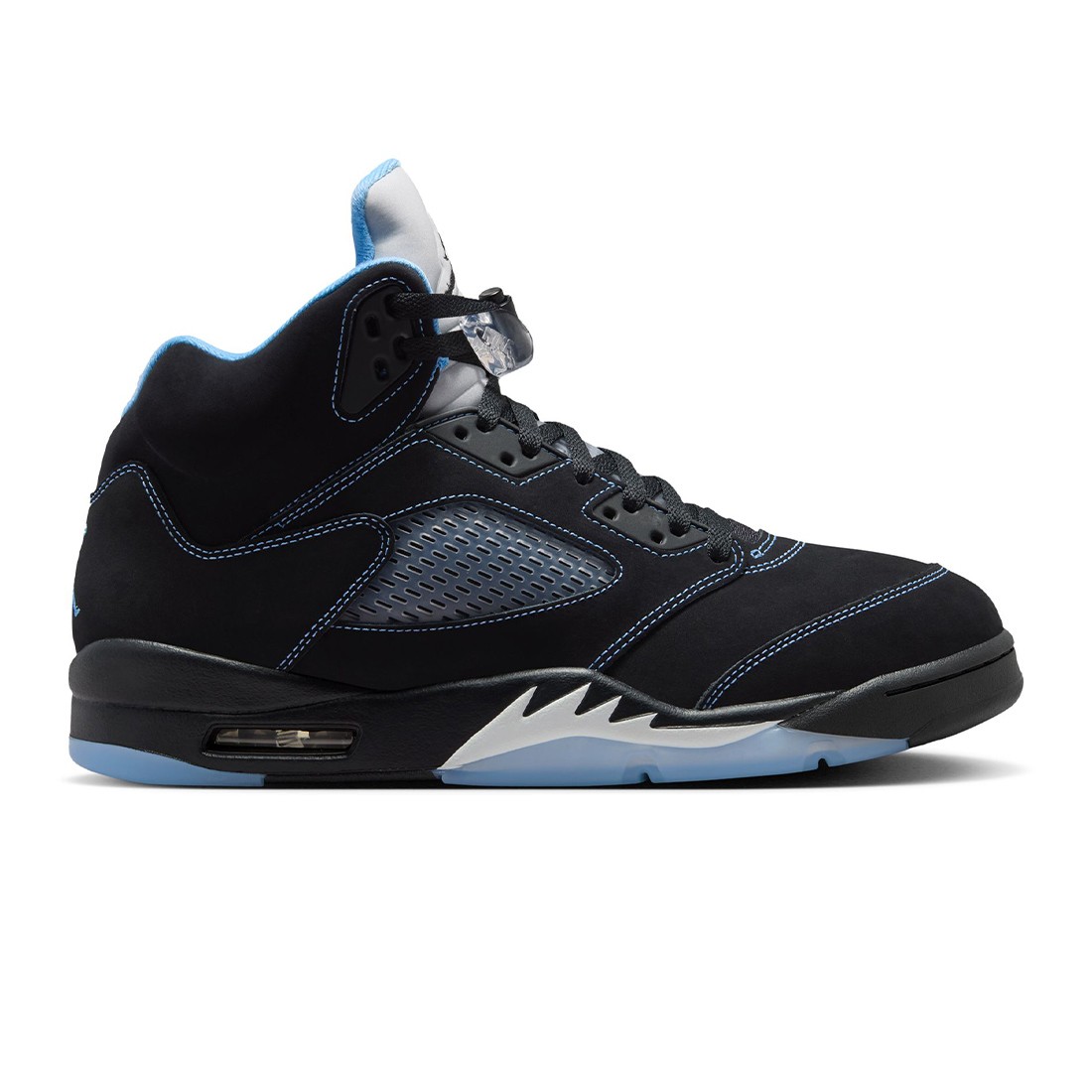 Air Jordan 5 Retro Men (black / university blue-white)
