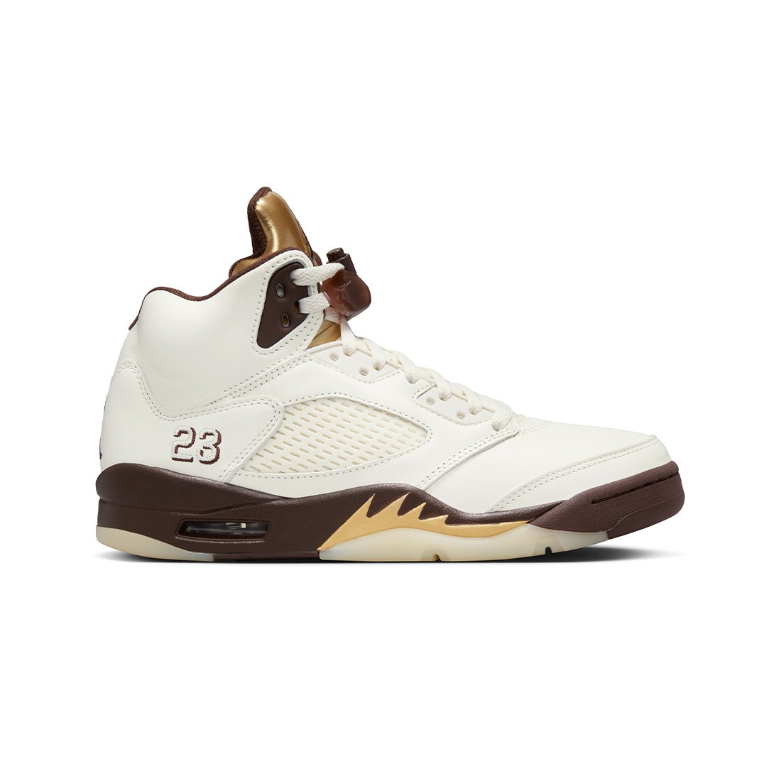 Air Jordan 5 Retro Women (earth / metallic gold-sail-muslin)
