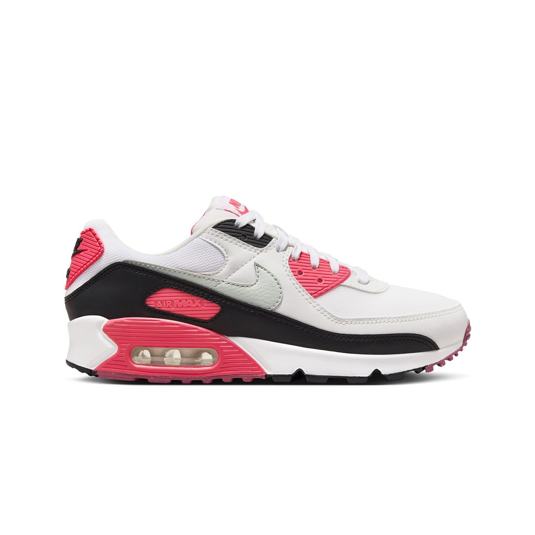 Nike Women Air Max 90 (white / light silver-aster pink-black)