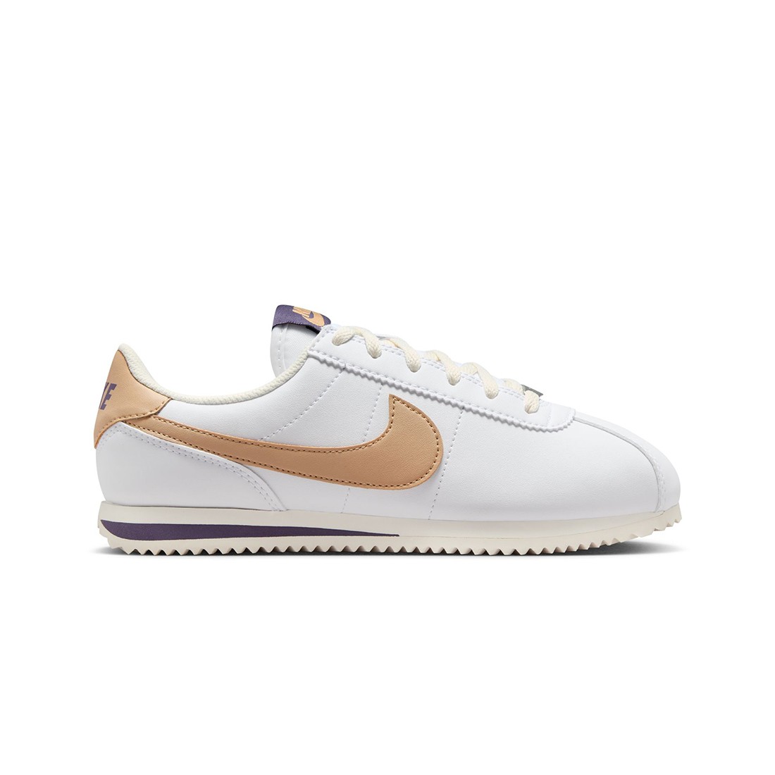 Nike Big Kids Kids Cortez (white / hemp-dark raisin-pale ivory)