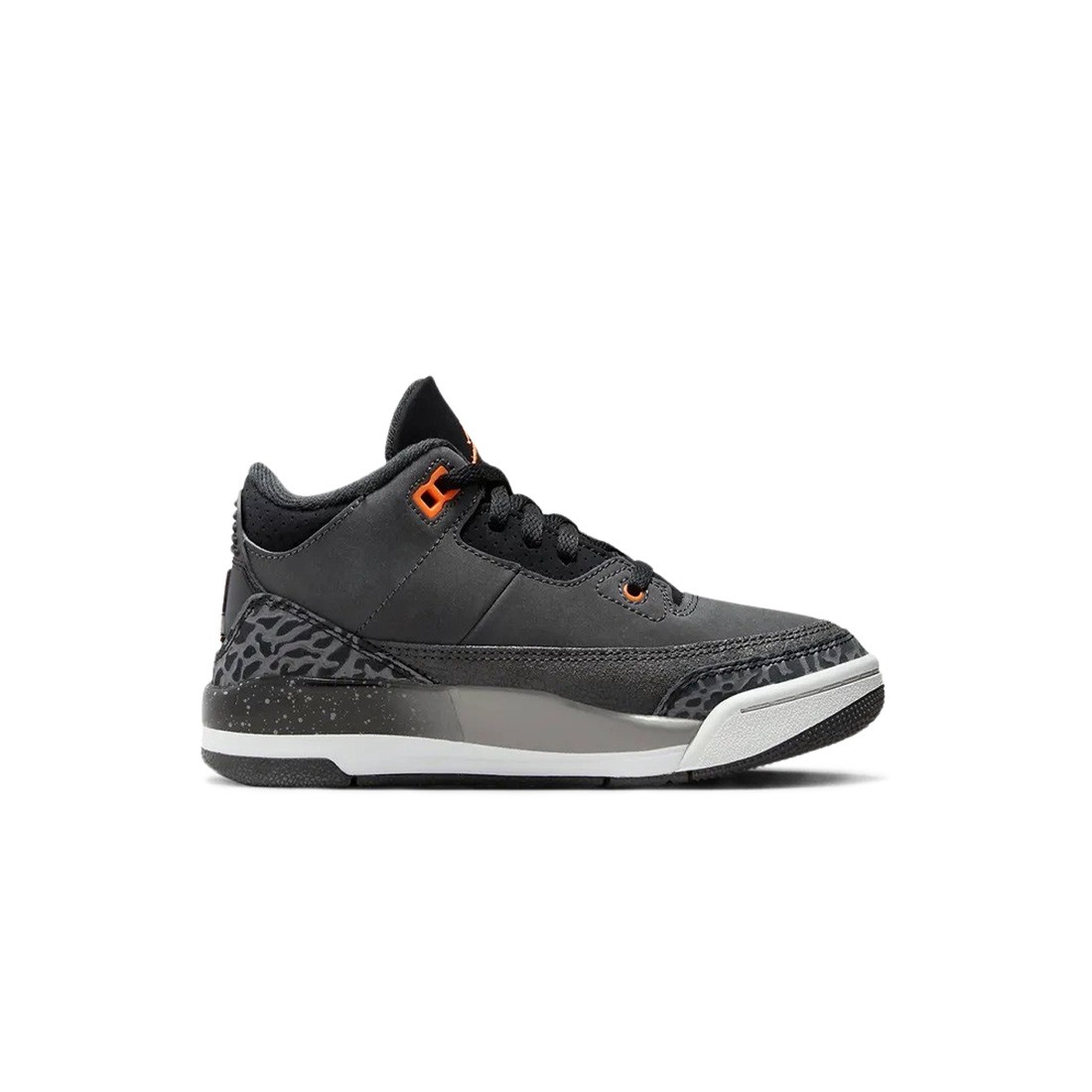 jordan little kids jordan 3 retro night stadium total orange black