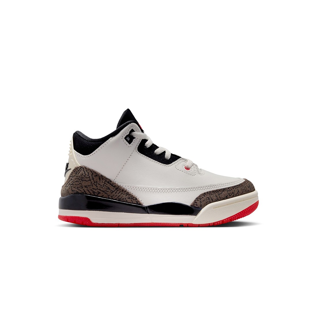 Jordan Little Kids 3 Retro (sail / black-university red-pale ivory)