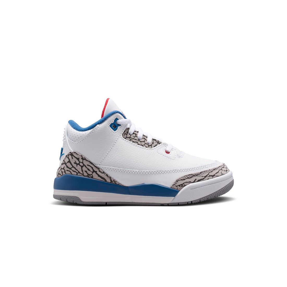 Jordan Little Kids 3 Retro (white / fire red-true blue)