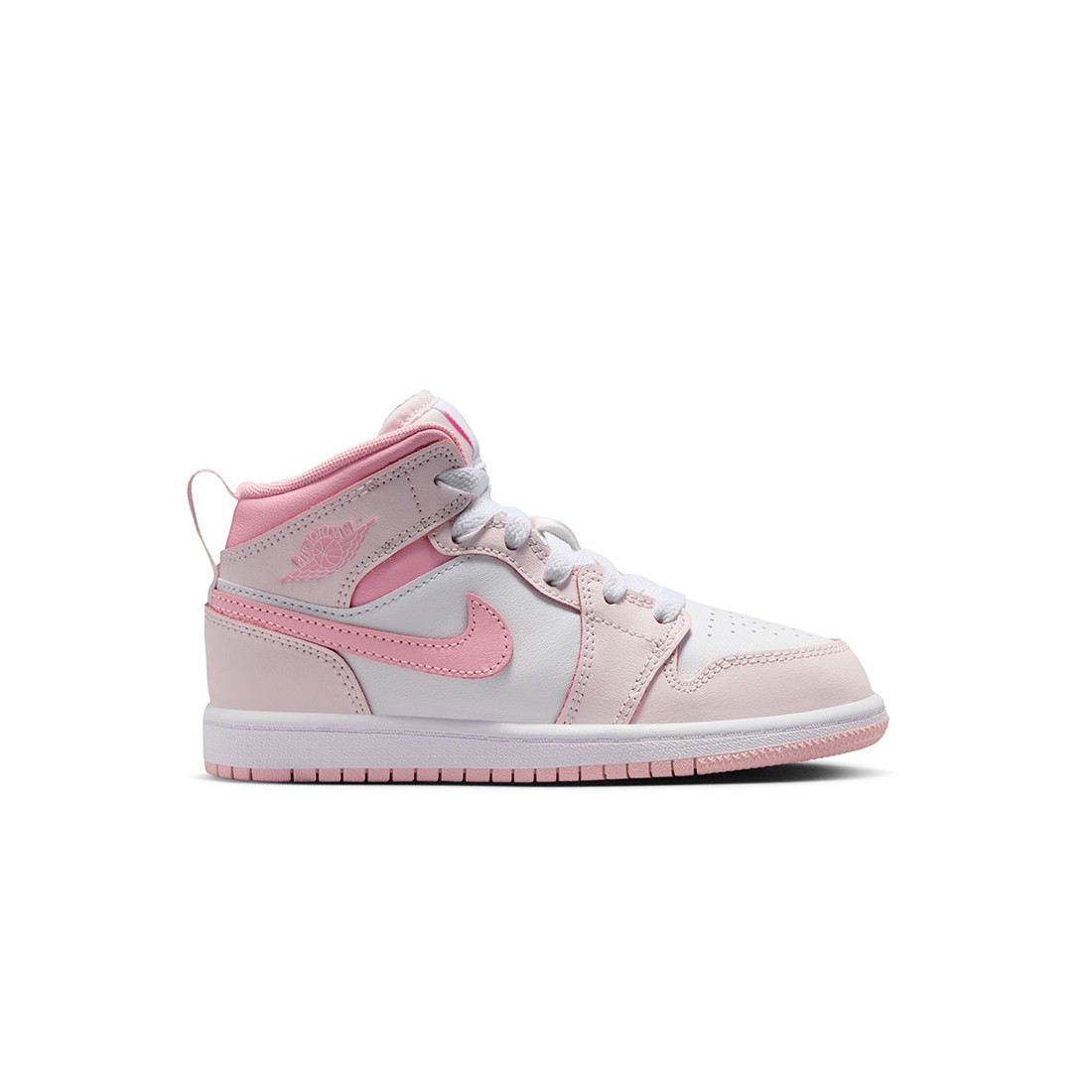 Jordan Little Kids 1 Mid (pearl pink / med soft pink-white)