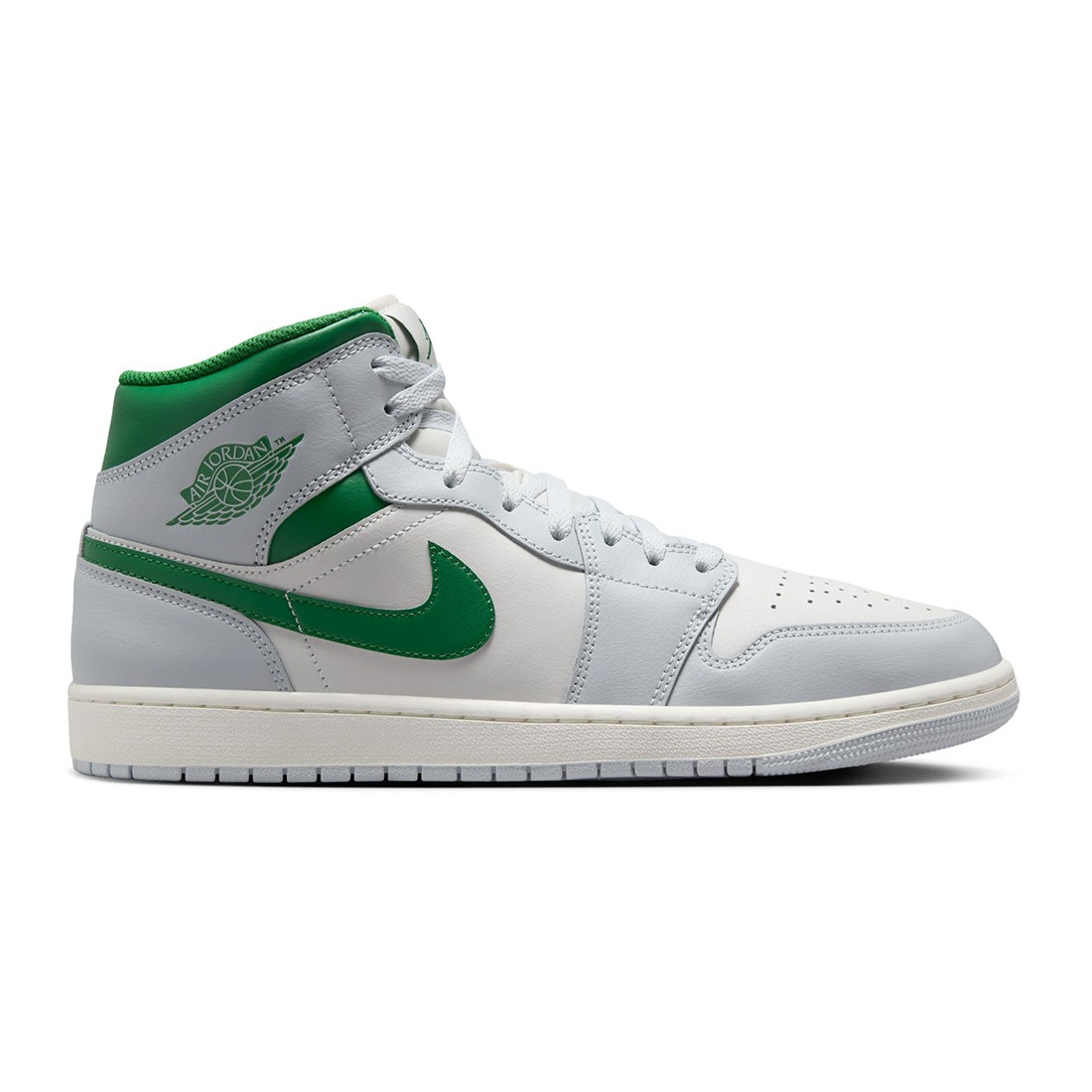 Air Jordan 1 Mid Men (summit white / pine green-pure platinum)