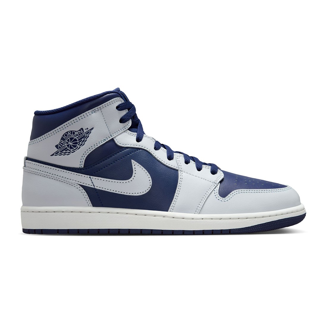 Air Jordan 1 Mid Men (blue void / pure platinum-summit white)