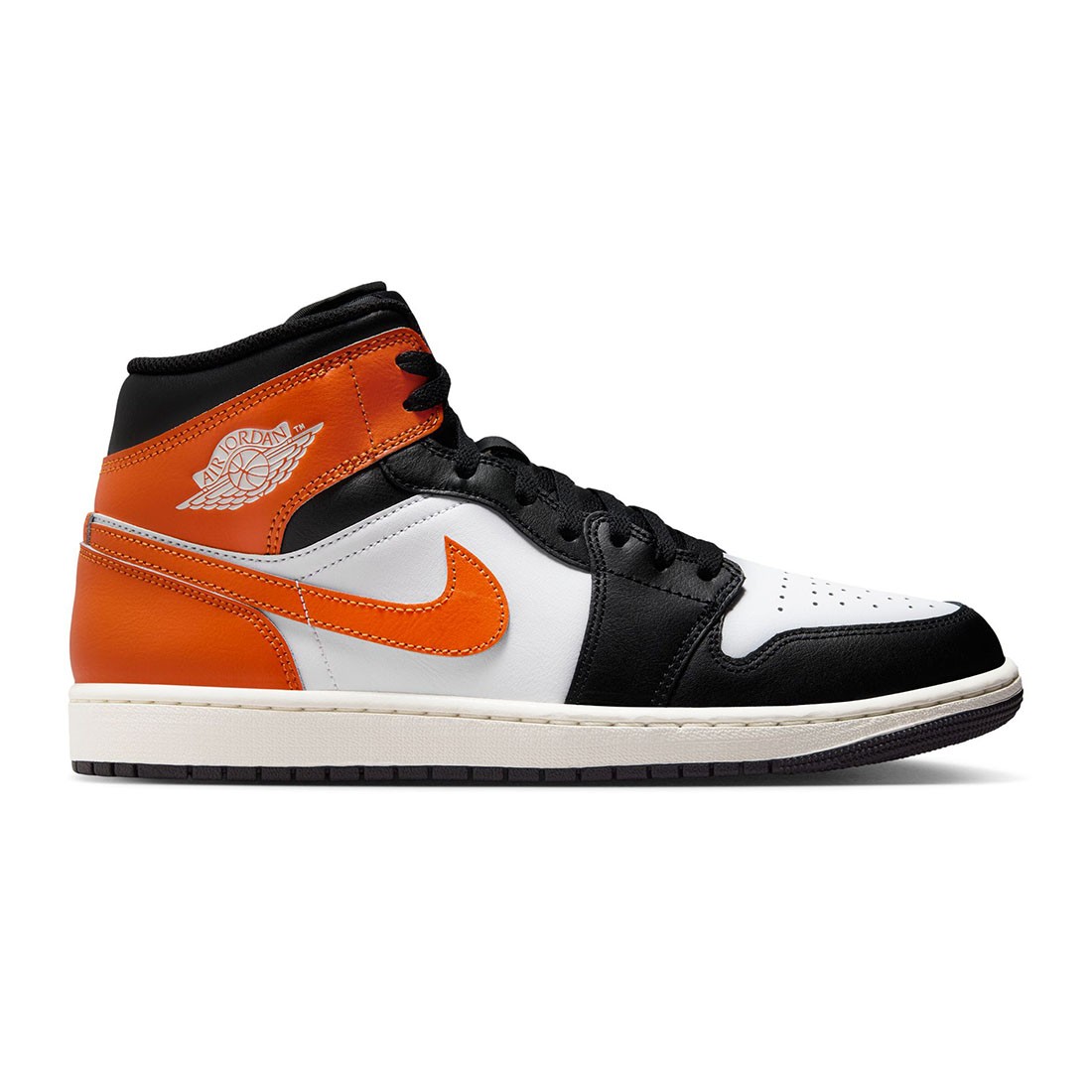 Air Jordan 1 Mid Men (starfish / black-white-sail)