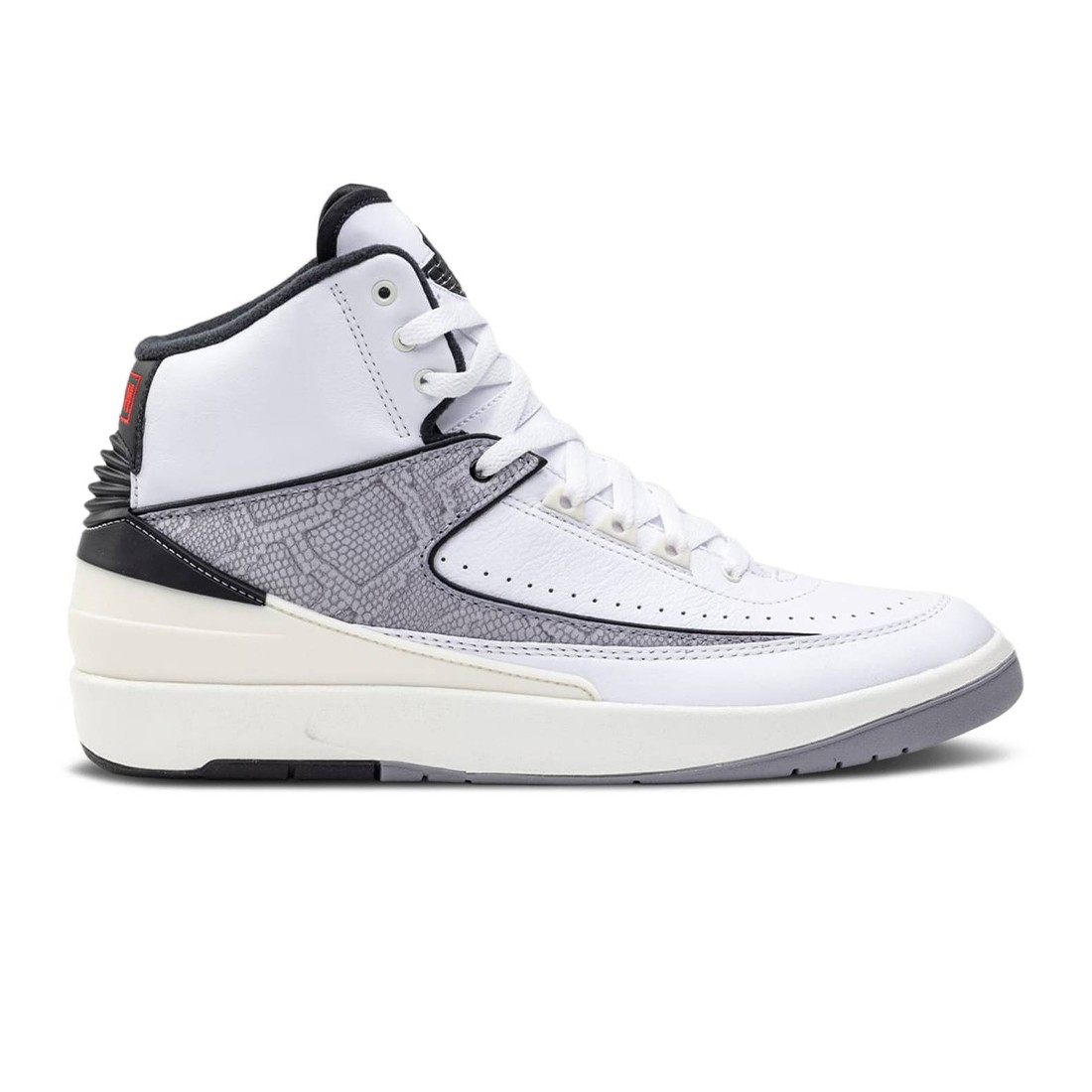 Jordan Men Air Jordan 2 Retro (white / fire red-black-sail)