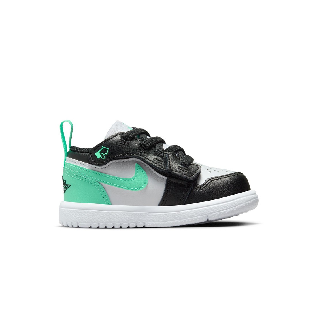 Jordan Toddlers 1 Low Alt (white / black-green glow)