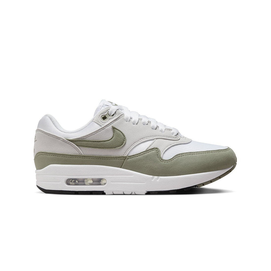 Nike Women Air Max 1 (white / light army-neutral grey-black)