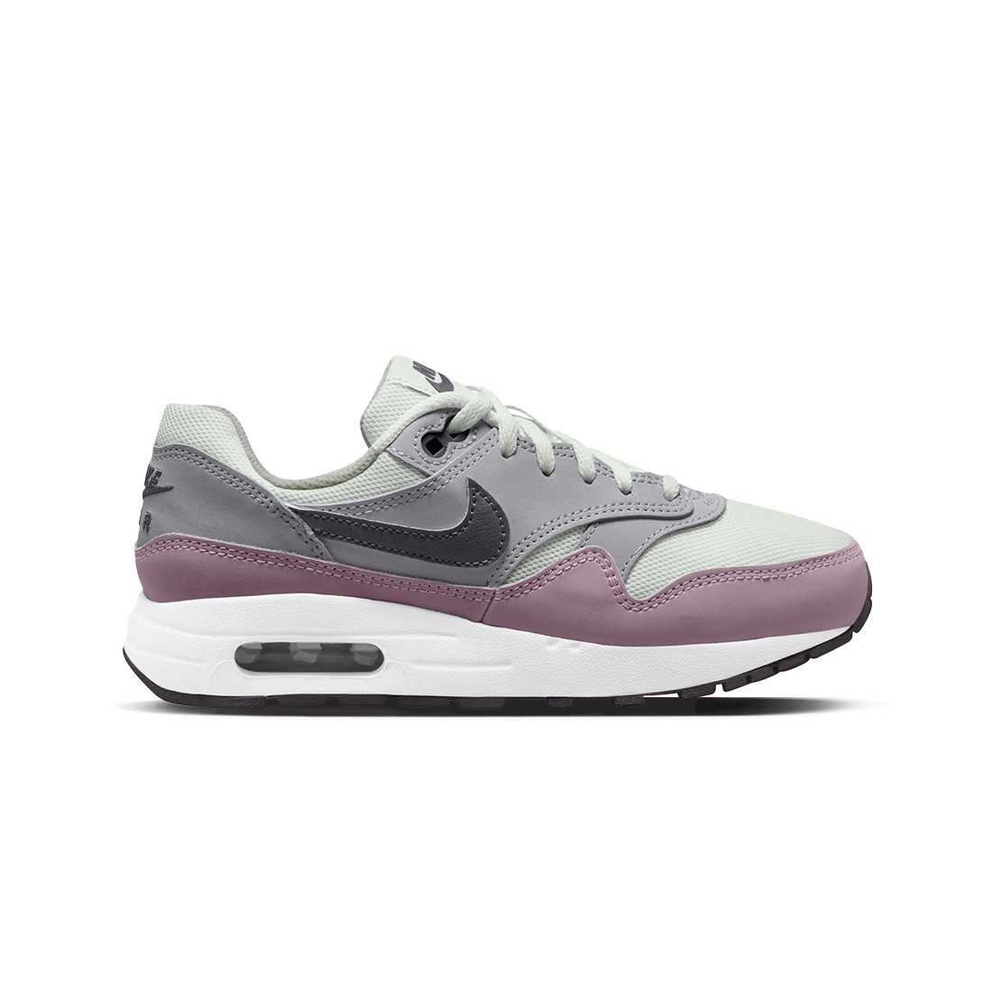 Nike Big Kids Air Max 1 (summit white / dk smoke grey-wolf grey)