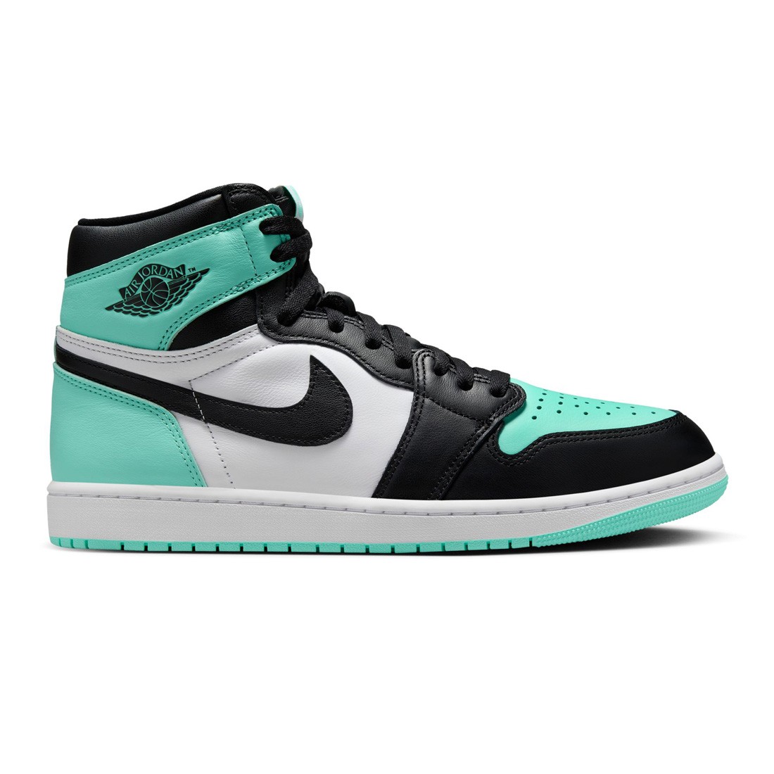 Air Jordan 1 Retro High OG Men (white / black-green glow)