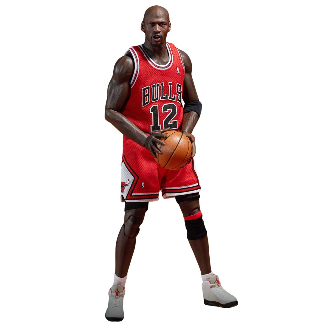 NBA x Enterbay Chicago Bulls Michael Jordan I'm Back #45 Real Masterpiece 1/6 Scale Figure (red)