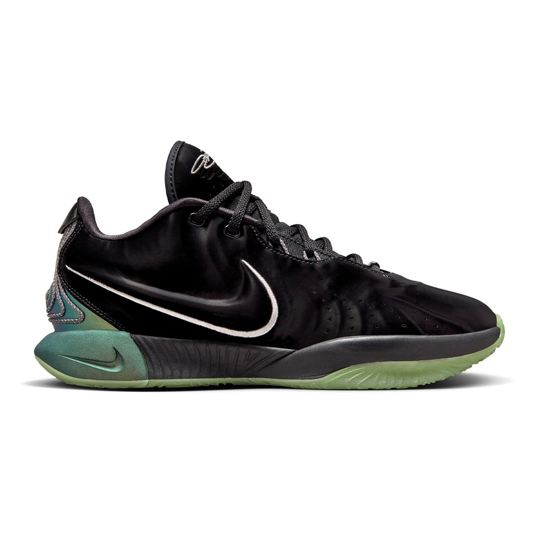 Nike Men Lebron Xxi (black / mtlc pewter-iron grey-oil green)