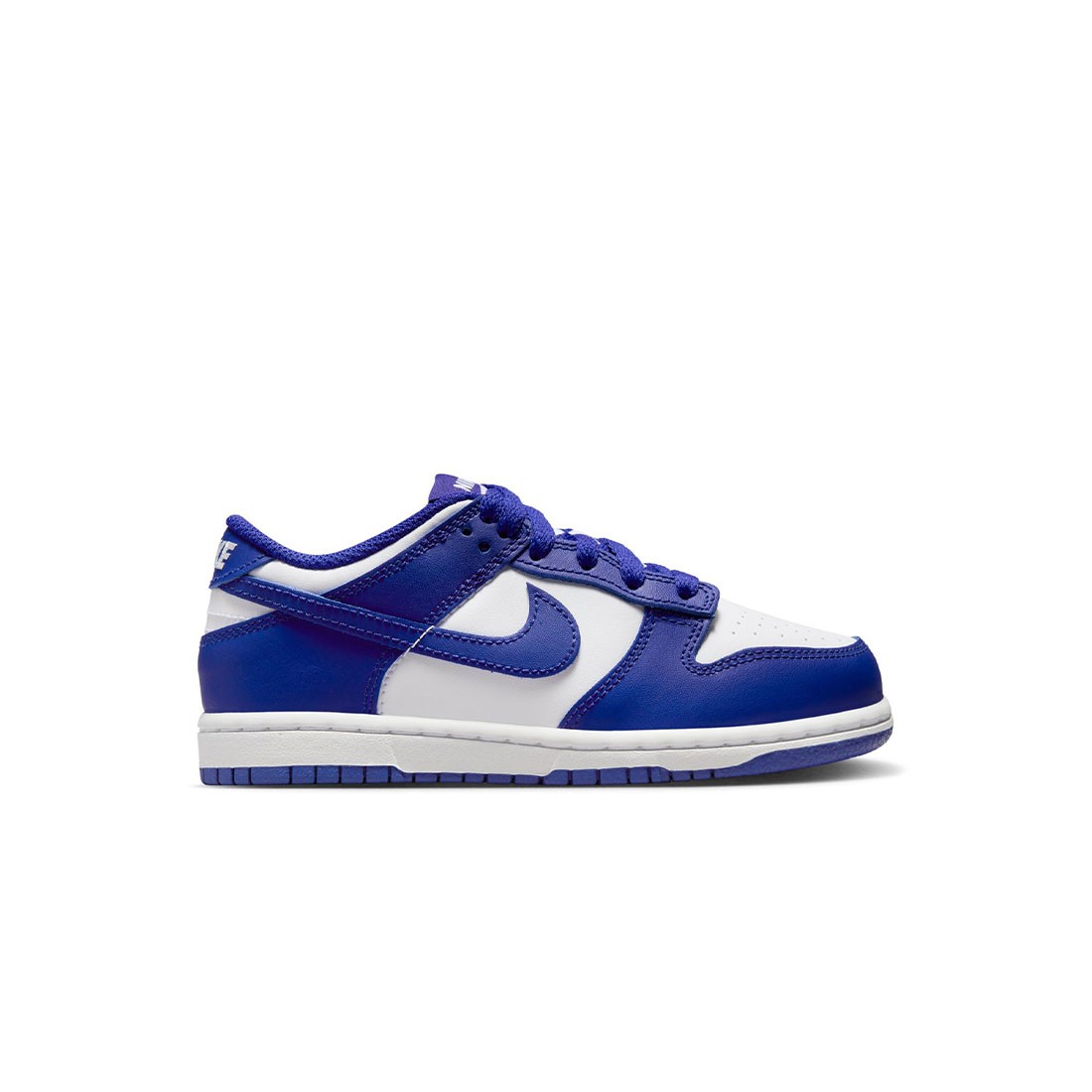 nike shoes Little Kids Dunk Low (white / concord-university red)