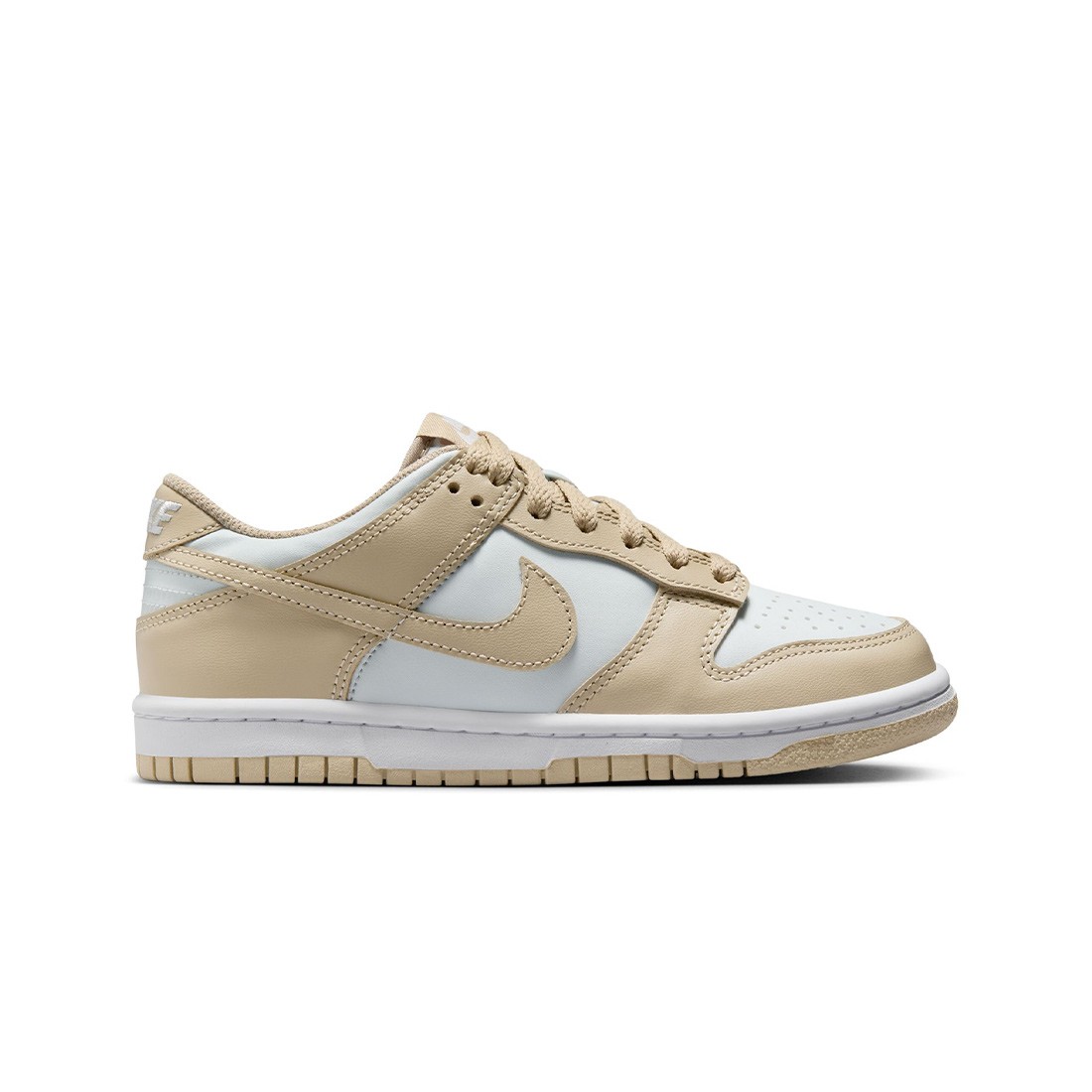 Nike Big Kids Dunk Low (desert khaki / desert khaki-pure platinum)
