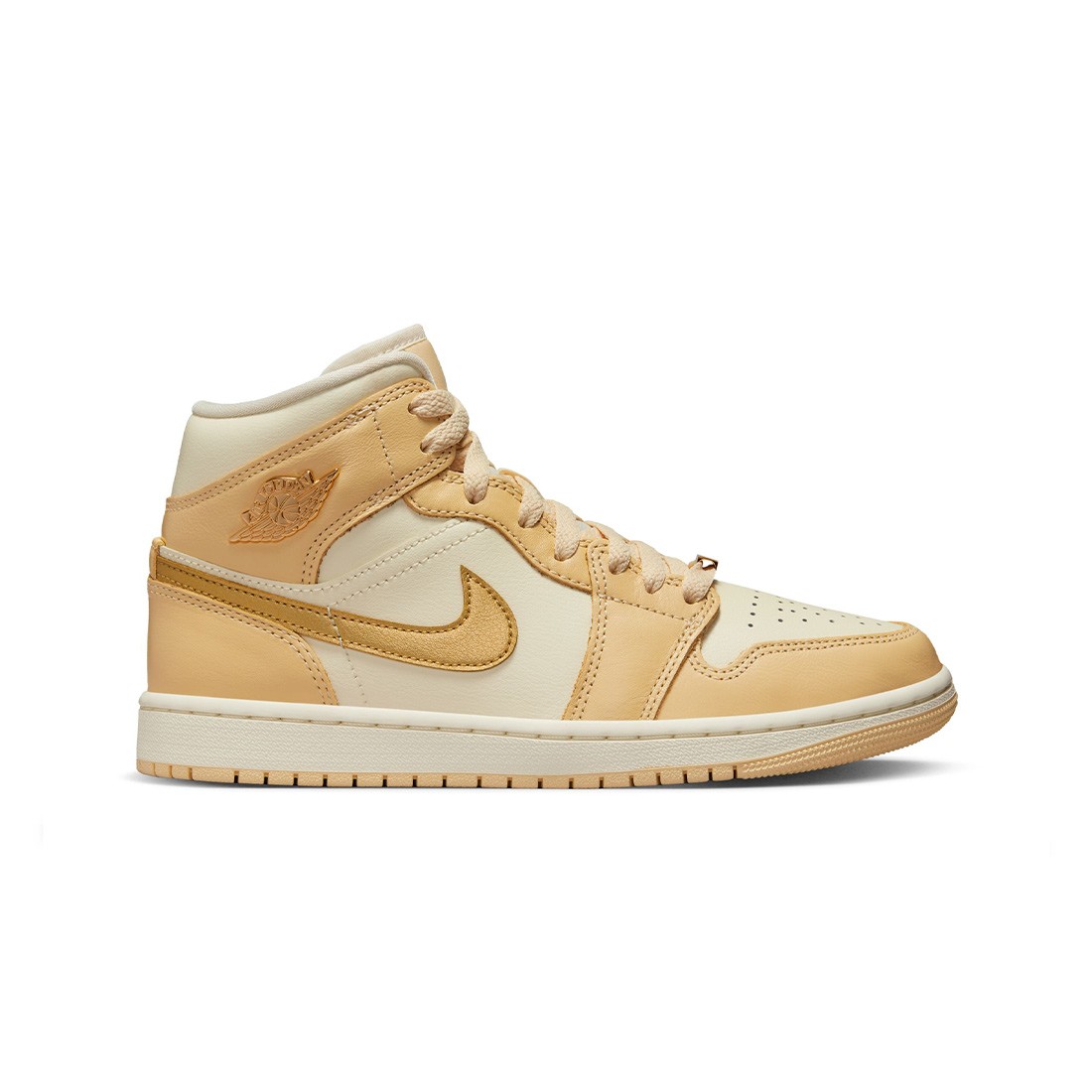 Air Jordan 1 Mid SE Women (pale vanilla / metallic gold-coconut milk)