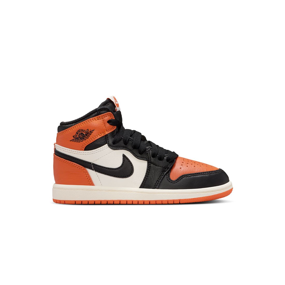 Jordan Little Kids 1 Retro High OG (black / black-sail-starfish)