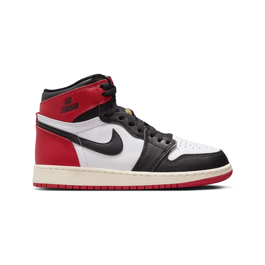 Air Jordan 1 High OG Big Kids (white / black-varsity red-sail)