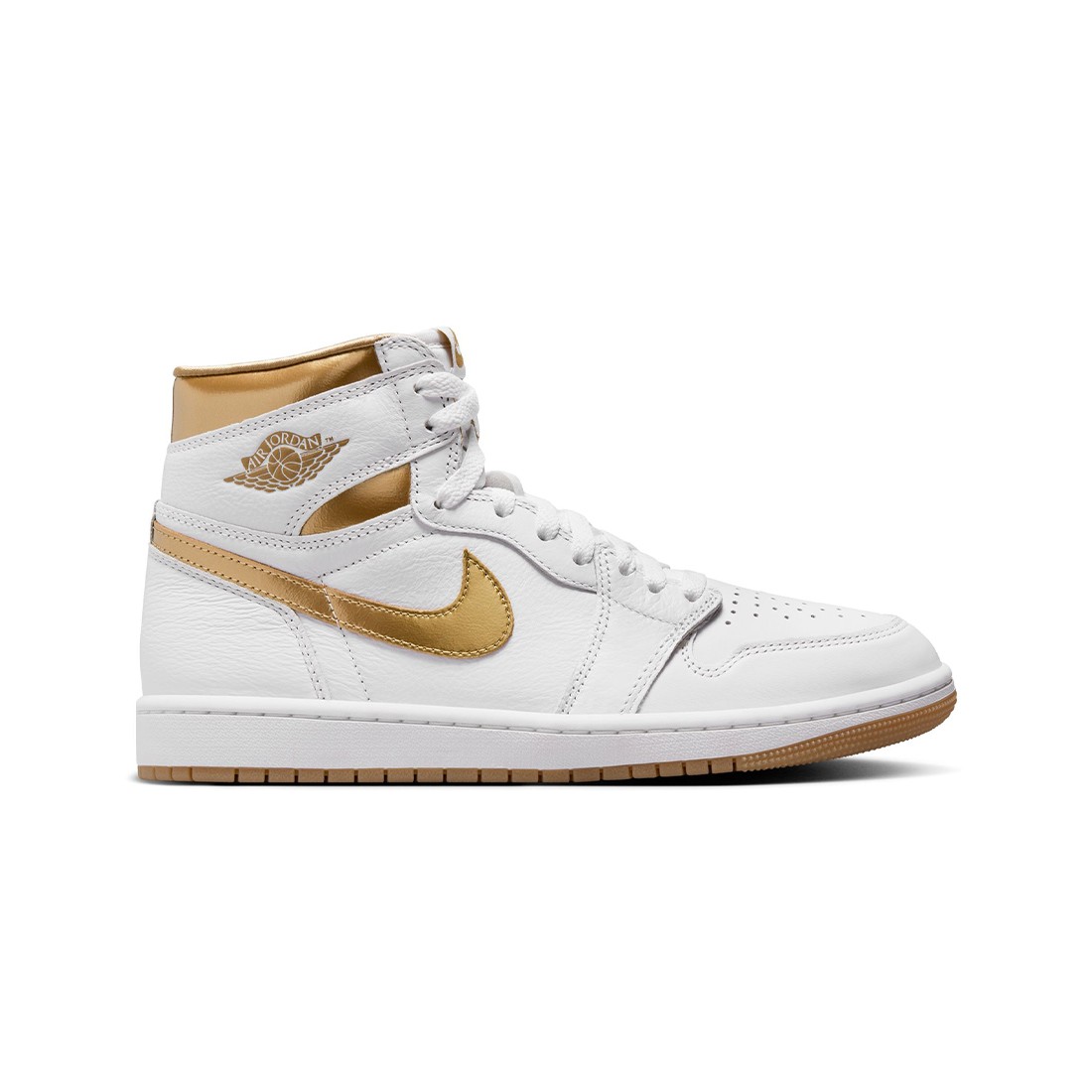 Air Jordan 1 Retro High OG Women (white / metallic gold-gum light brown)