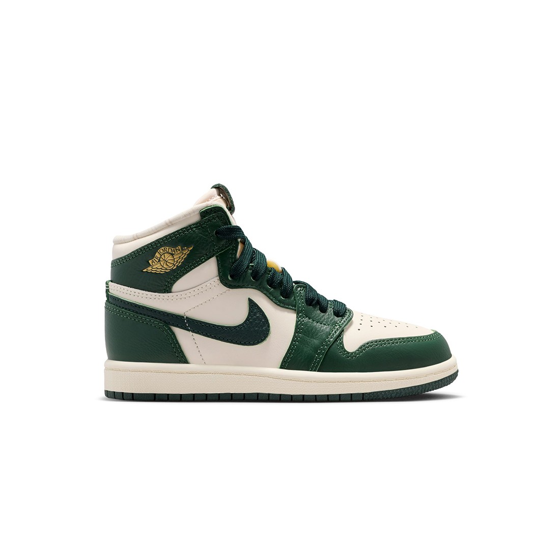Jordan Little Kids 1 Retro High OG (pale ivory / pro green-fir-coconut milk)