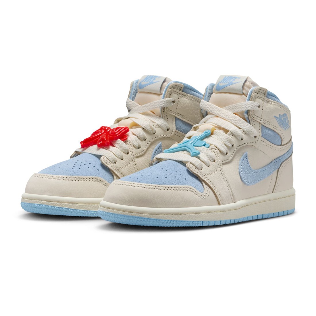 Jordan Little Kids 1 Retro High OG (pale ivory / psychic blue-coconut milk)