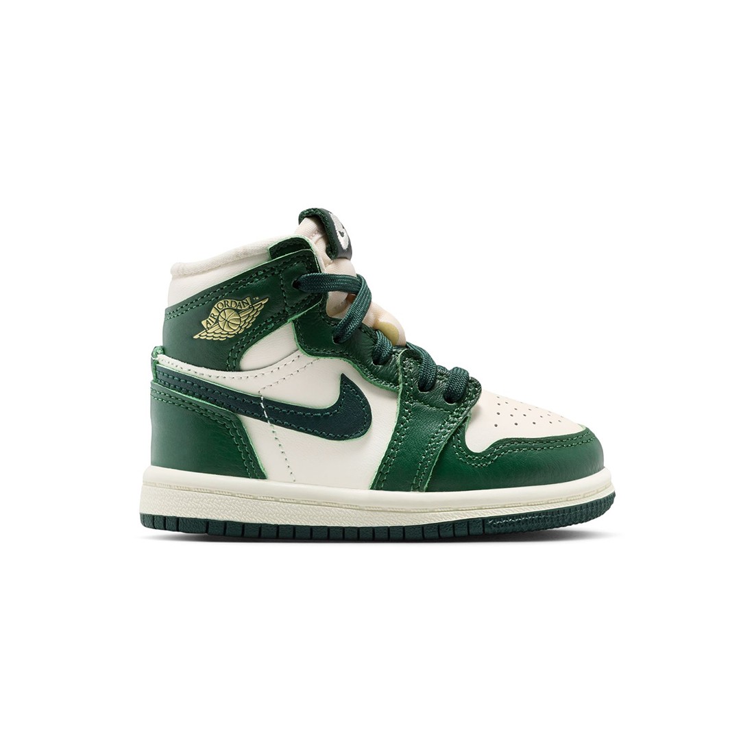 Jordan Toddlers 1 Retro High OG (pale ivory / pro green-fir-coconut milk)
