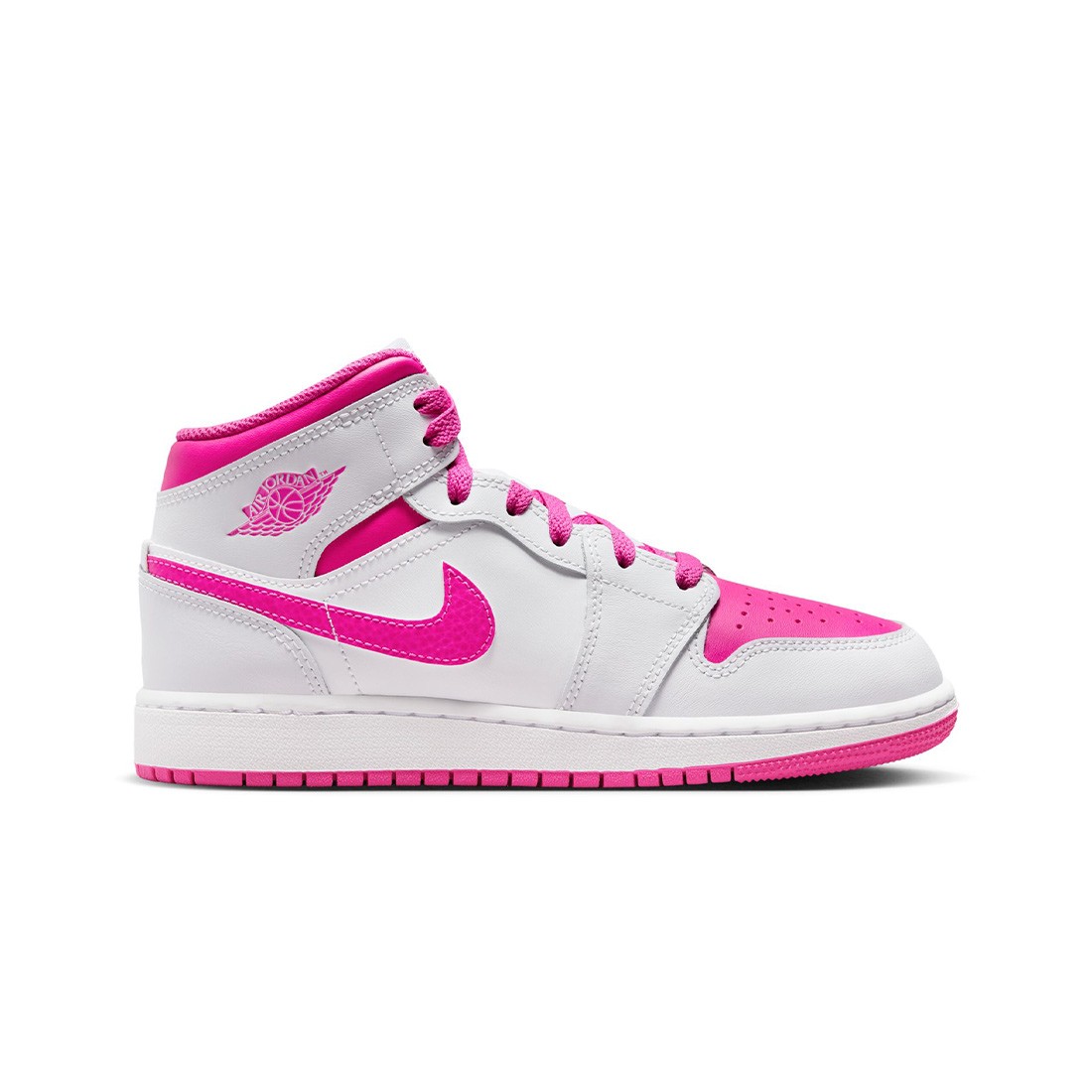 Air jordan 1 pink and white online