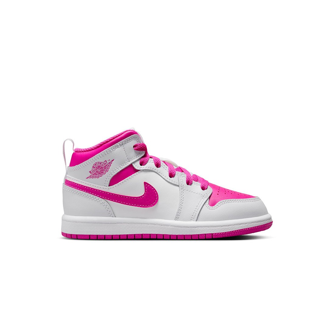 Jordan Little Kids 1 Mid (iris whisper / fire pink-white)