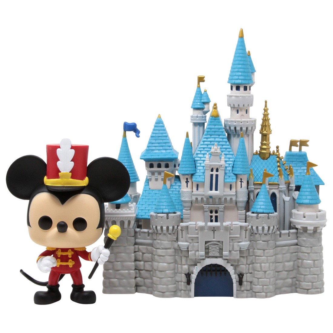 Funko POP Town Disney 65th Anniversary Sleeping Beauty Castle With Mickey Mouse (gray)