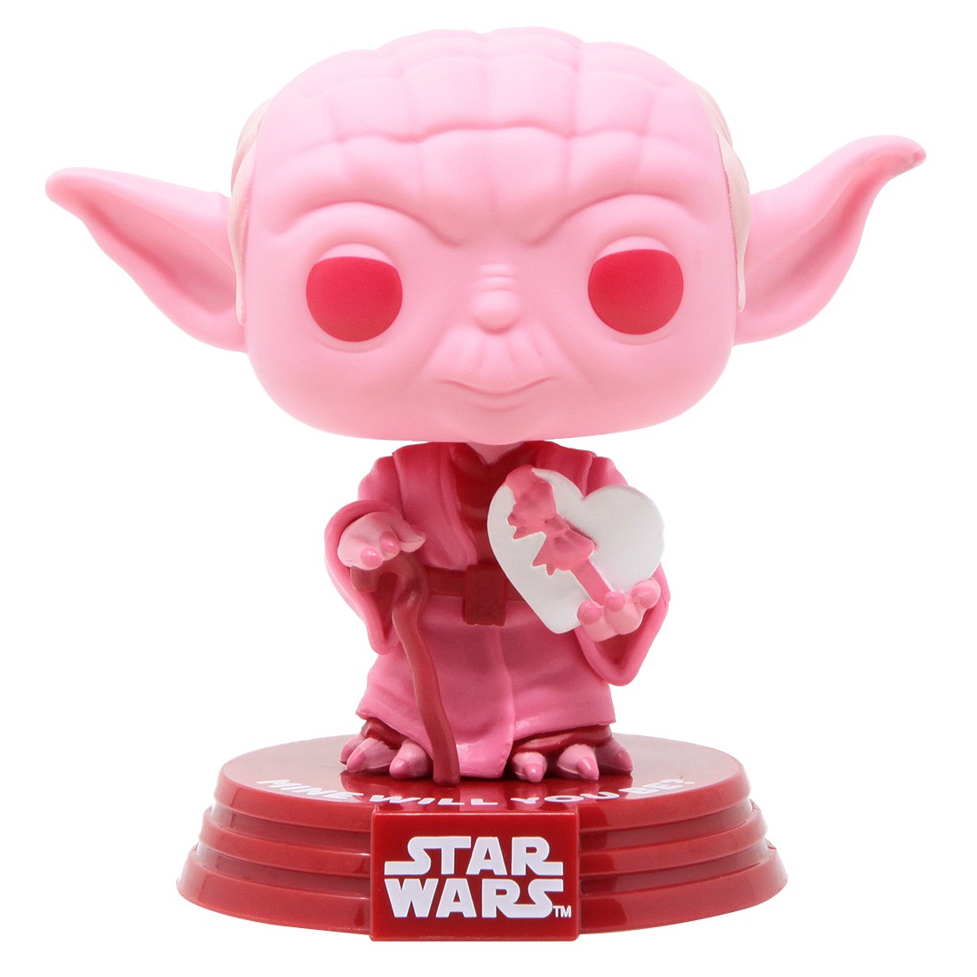 Funko POP Star Wars Valentines - Yoda (pink)