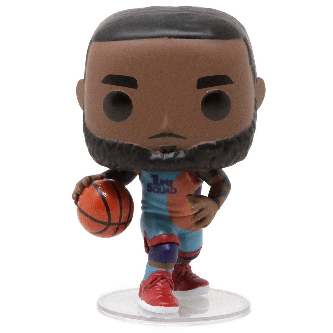 funko pop movies space jam a new legacy lebron james dribbling brown