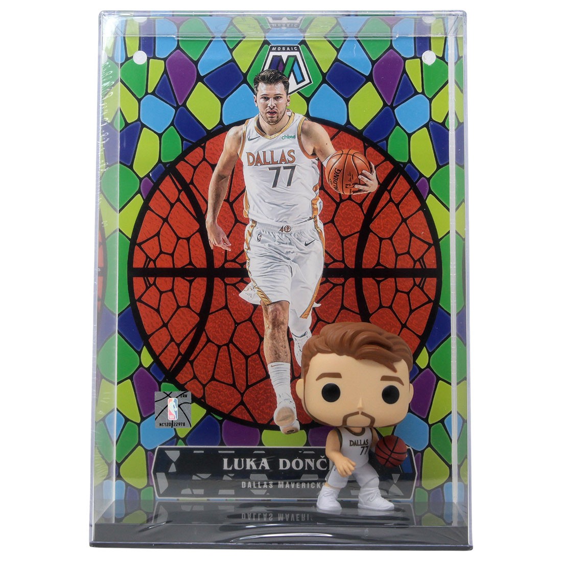 Funko POP Trading Cards NBA Dallas Mavericks - Luka Doncic Mosaic (white)