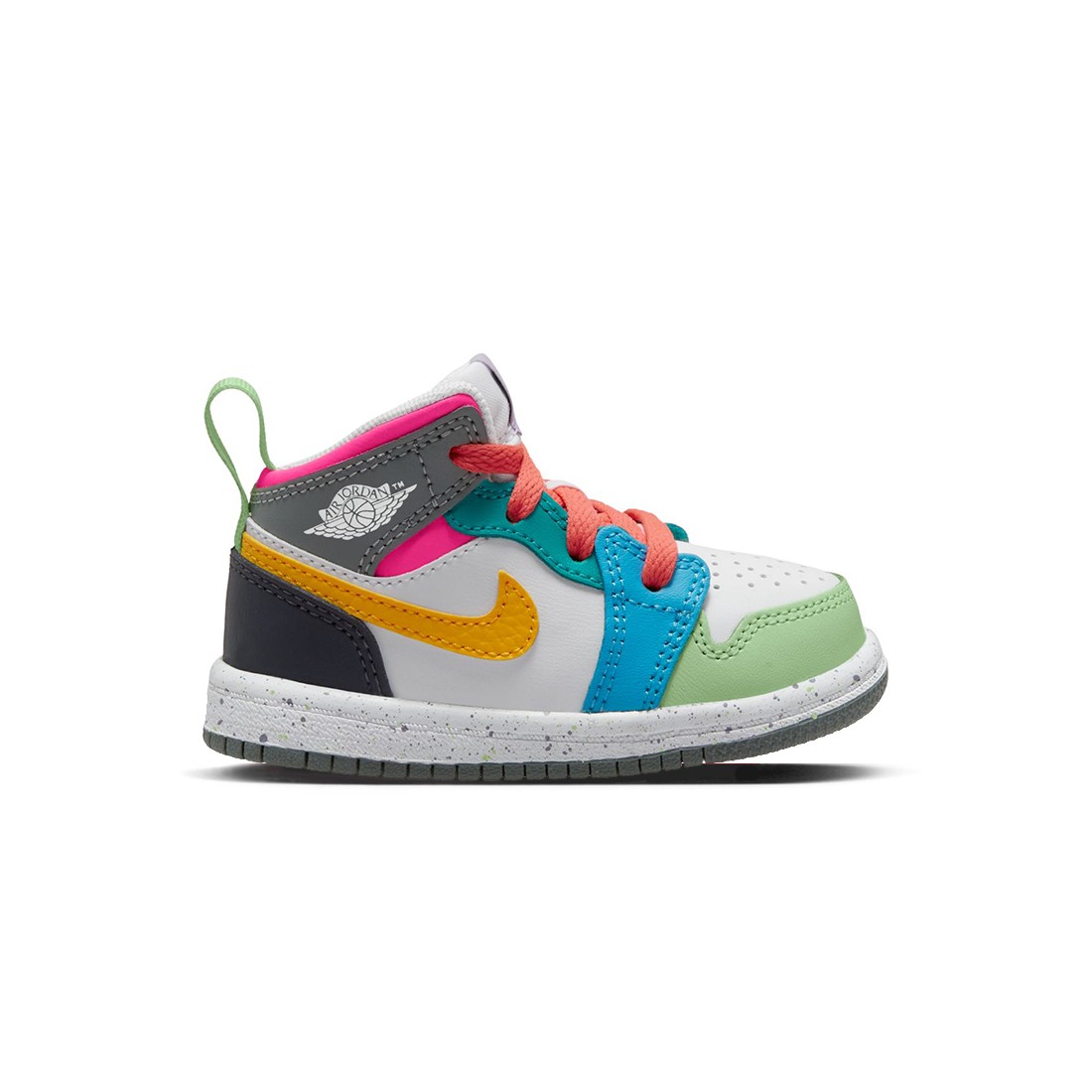 Jordan Toddlers 1 Mide SE (white / taxi-dark shadow-hyper pink)