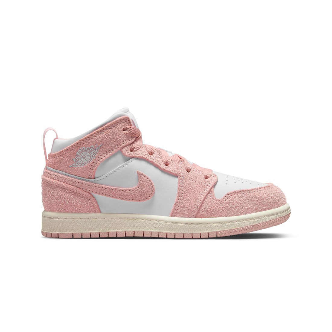 jordan Denim Little Kids 1 Mid SE (white / legend pink-sail)