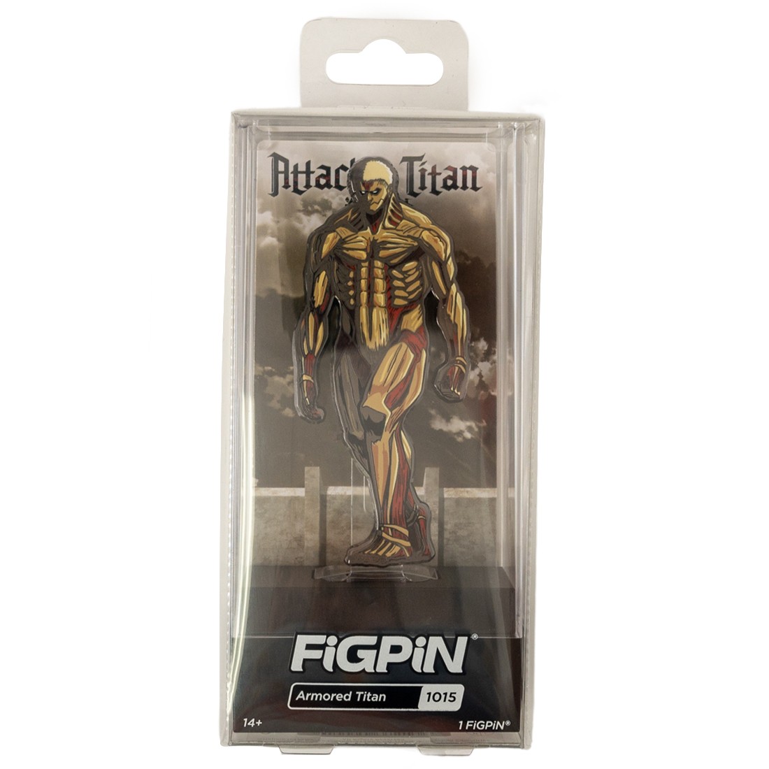 Cheap Cerbe Jordan Outlet x FiGPiN Attack On Titan Armored Titan #1015 - 2022 NYCC Exclusive Limited 2500 (yellow)