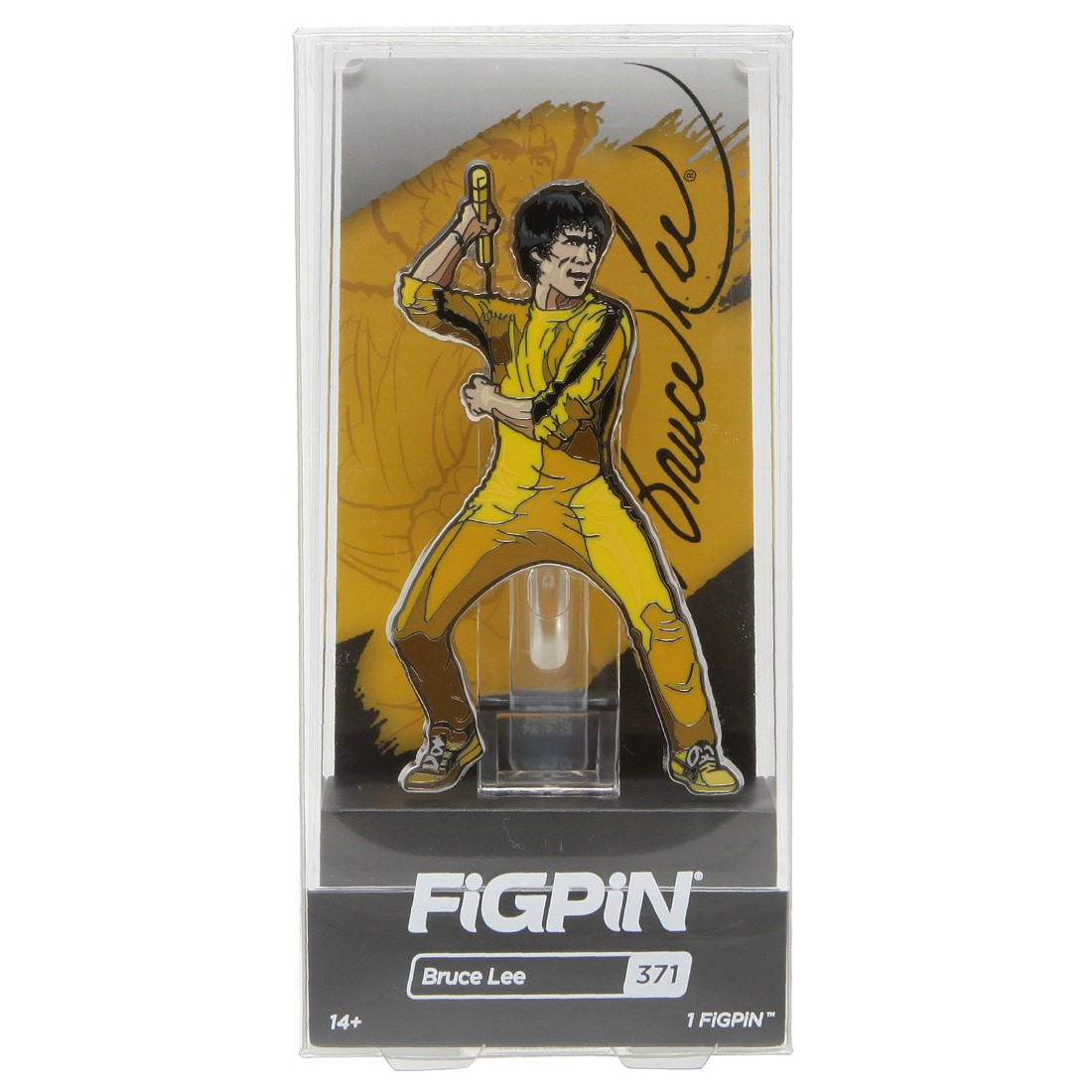 Bruce Lee – Collectors FiGPiN NEW Yellow Jumpsuit #371 