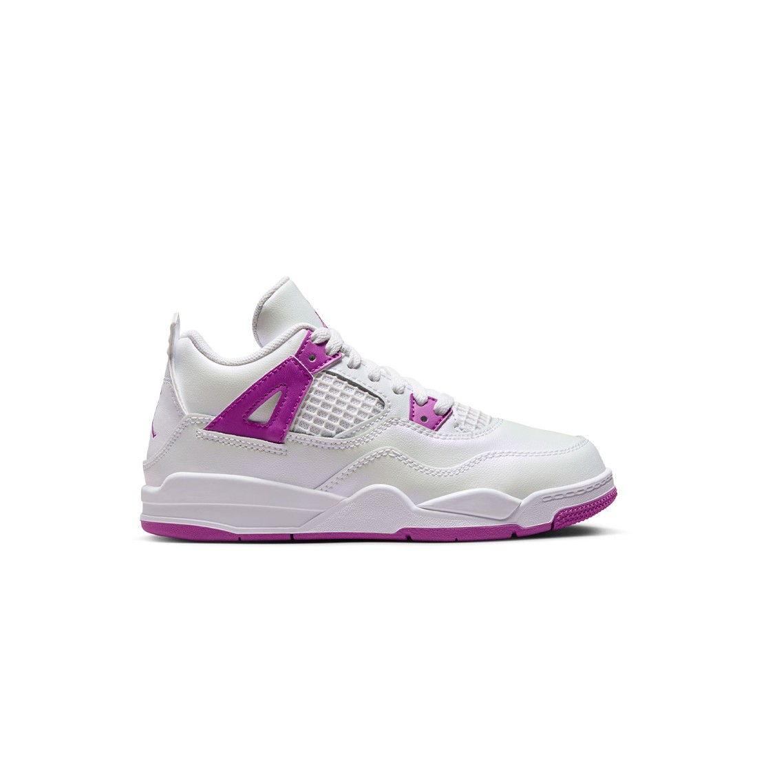 Jordan Little Kids 4 RETRO (PS) (white / hyper violet)