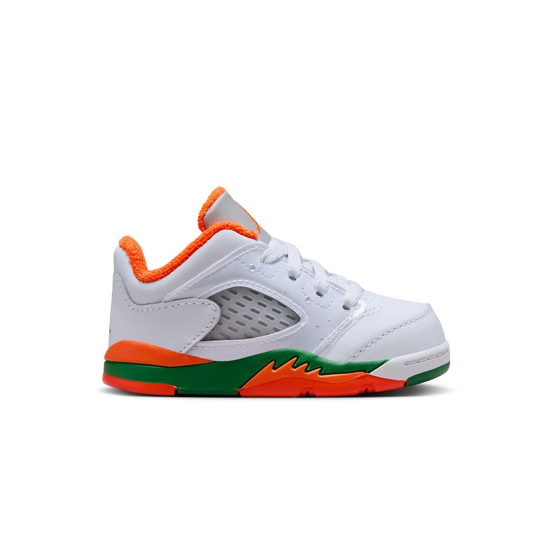 Jordan Toddlers 5 RETRO LOW (TD) (football grey / brilliant ornge-pine green)