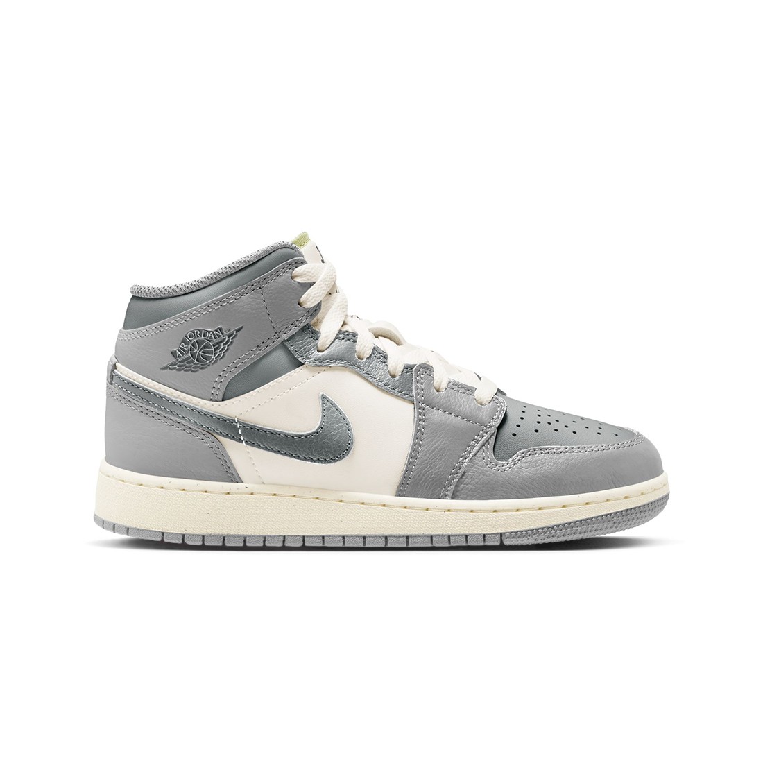 AIR JORDAN 1 MID SE Big Kids (GS) (neutral grey / smoke grey-sail)