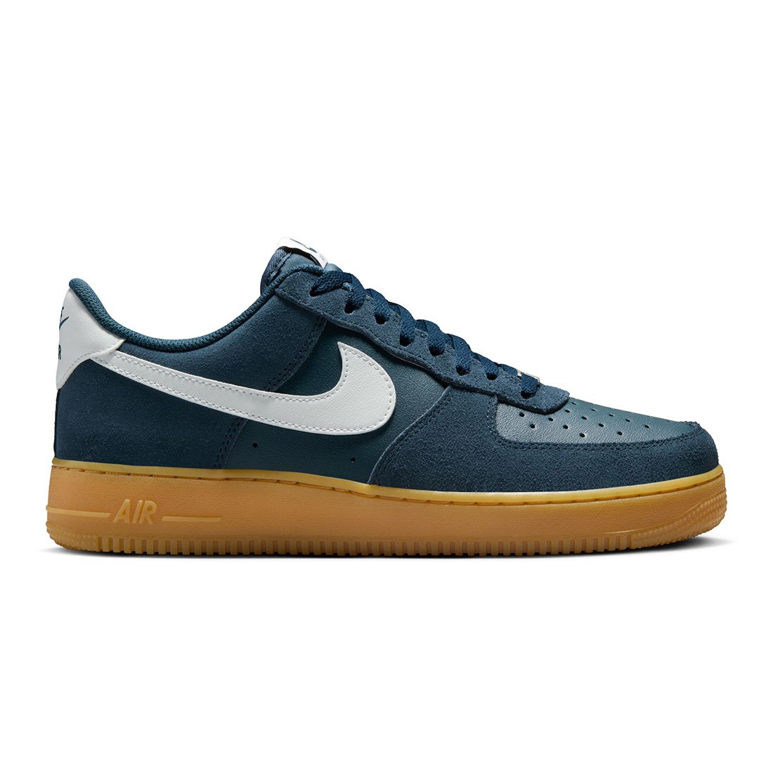 Nike Men Air Force 1 '07 Lv8 (armory navy / summit white-gum light brown)