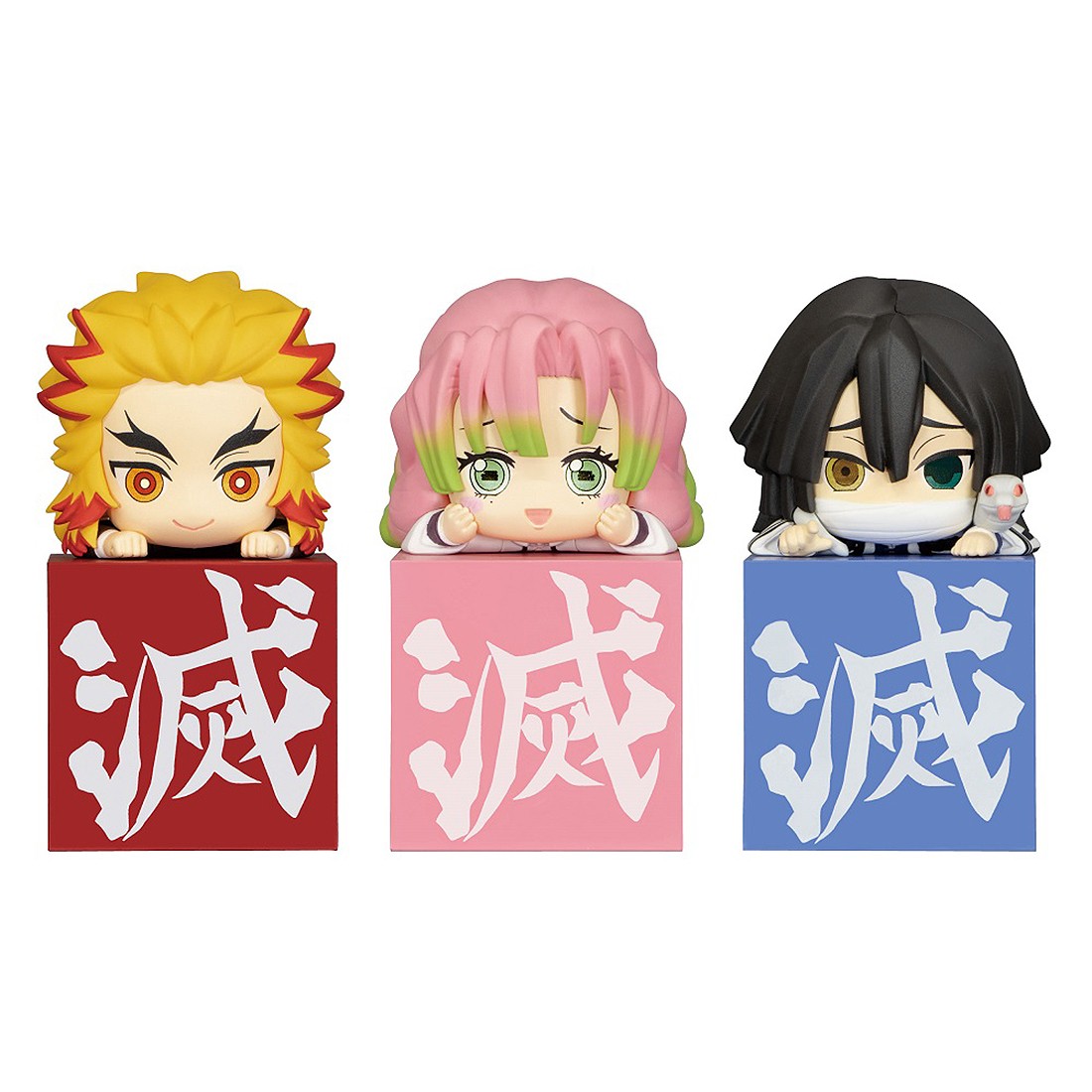 Furyu Demon Slayer Kimetsu no Yaiba Hashira 1 Hikkake Figure Set of 3 Figures (multi)