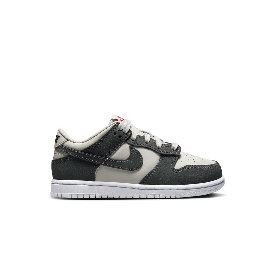 Nike Little Kids Dunk Low Hf (lt iron ore / anthracite-white-gym red)