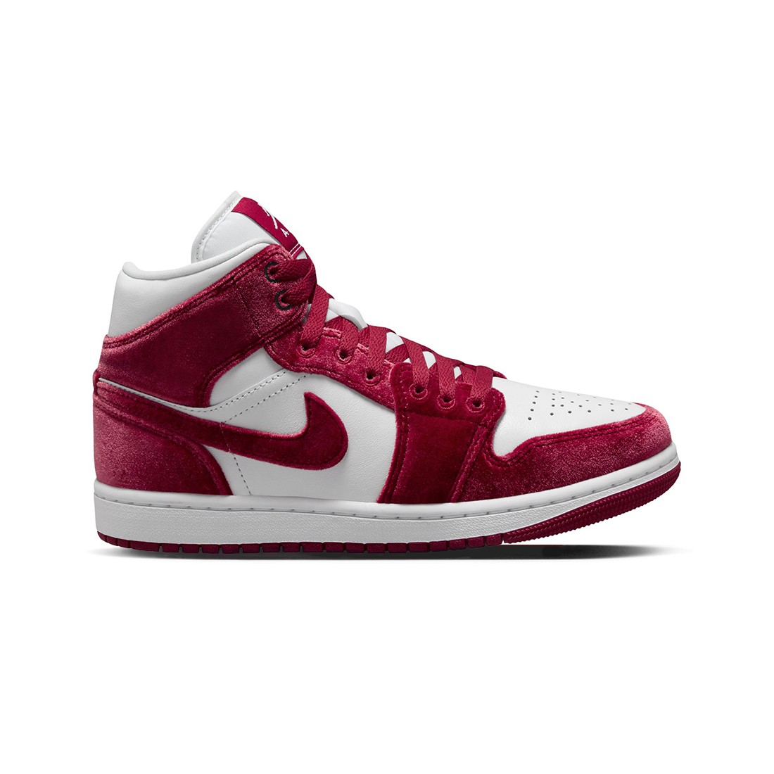 Air Jordan 1 Mid SE Women (white / team red-black-white)