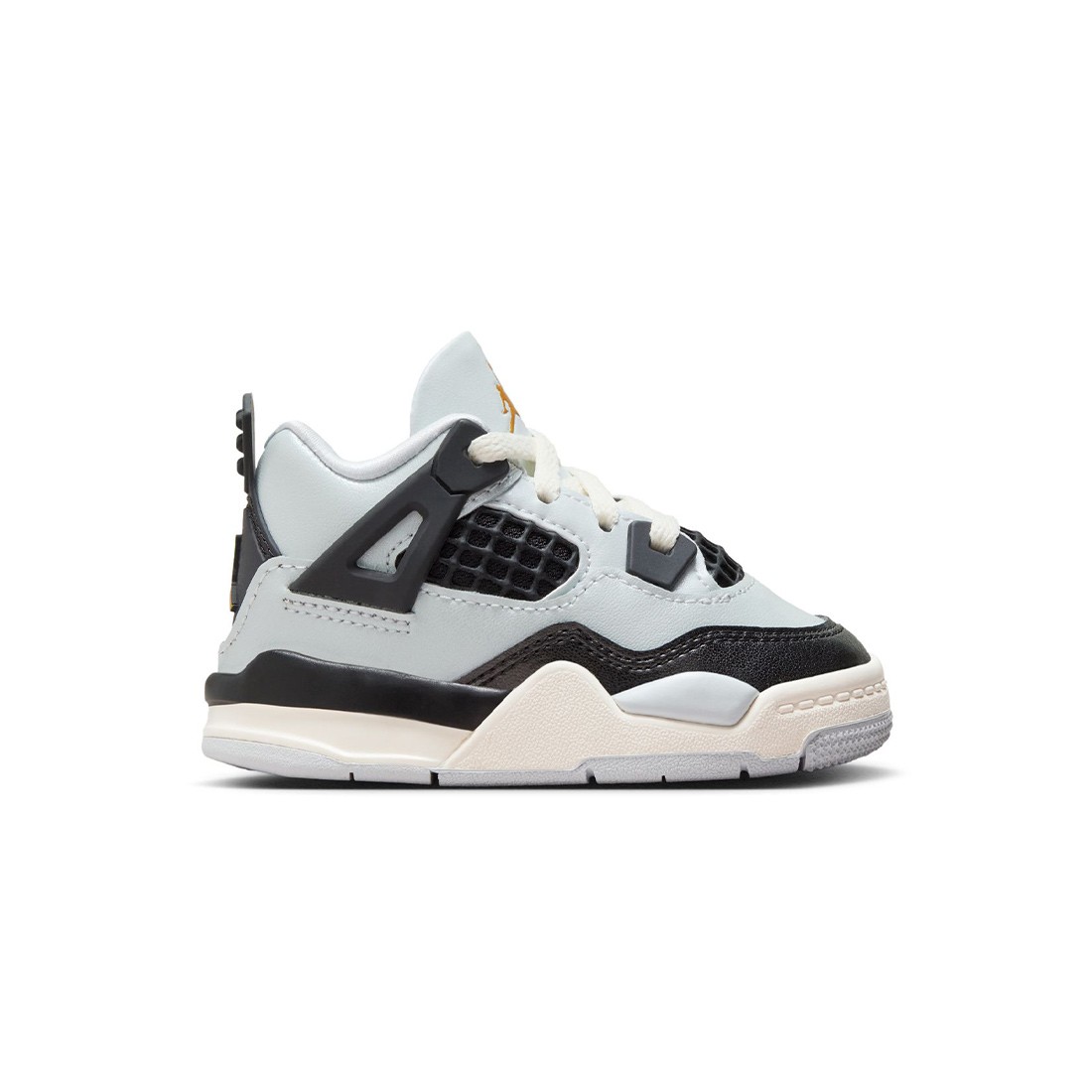 Jordan Toddlers 4 RETRO (TD) (pure platinum / metallic gold-black-sail)