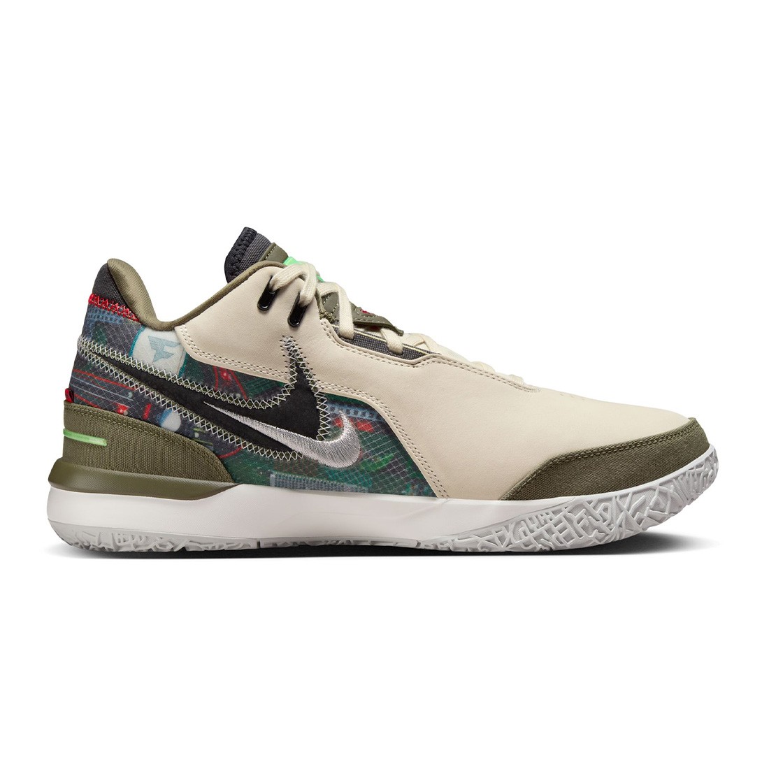 Nike Men Zoom Lbj Nxxt Gen Ampd Faze (light cream / black-medium olive)