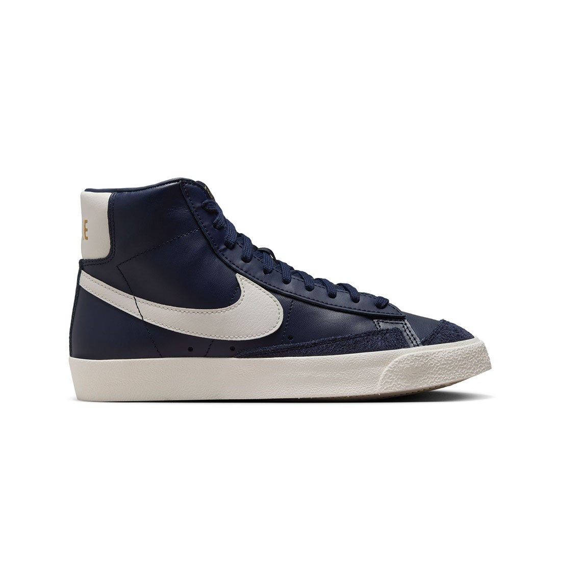 nike trainers Women W Blazer Mid '77 (obsidian / phantom-sail-metallic gold)