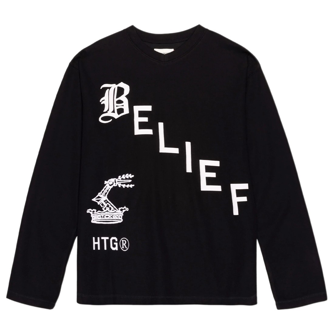 Honor The Gift Men Belief Long Sleeve Tee (black)